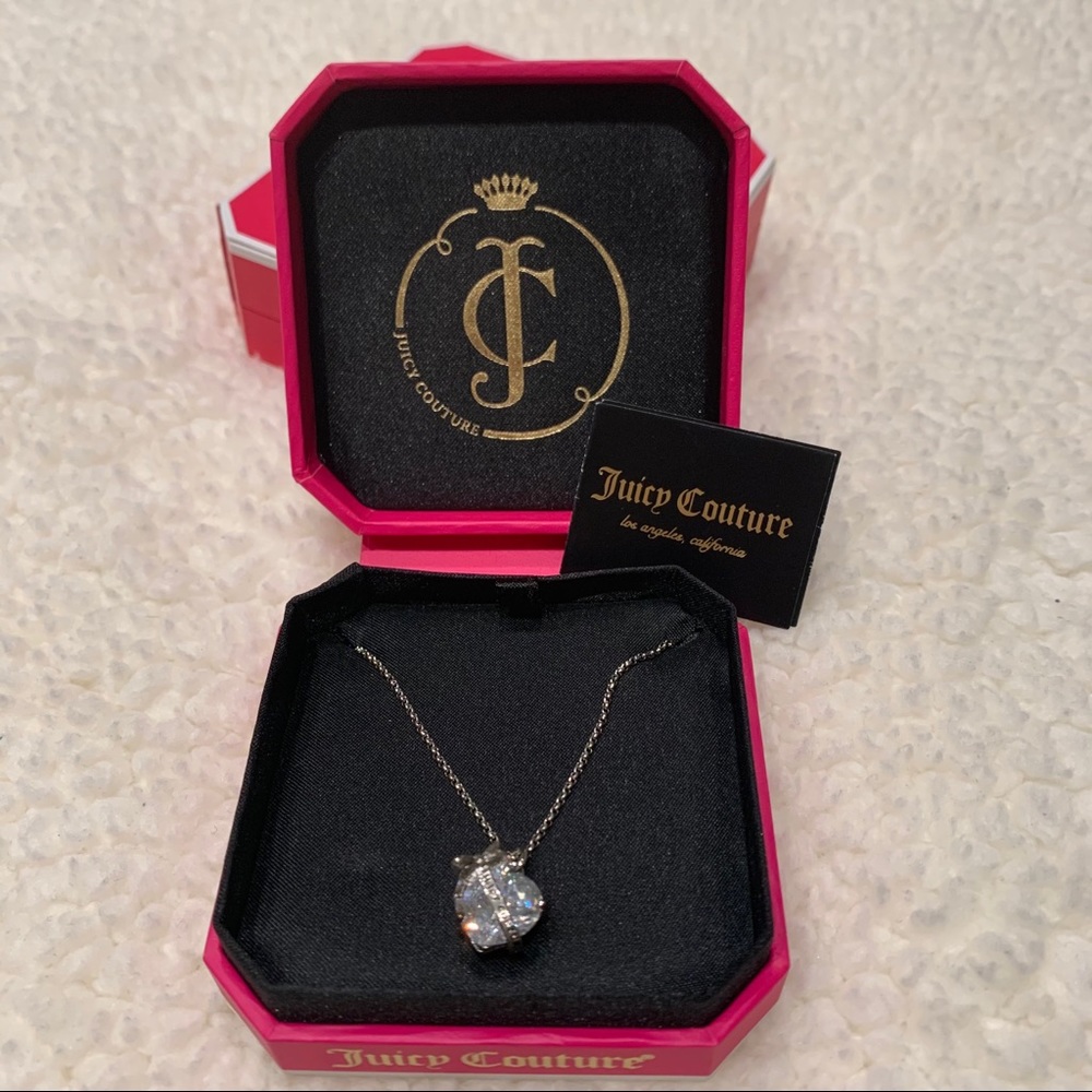 Juicy Couture 18” Silver Necklace